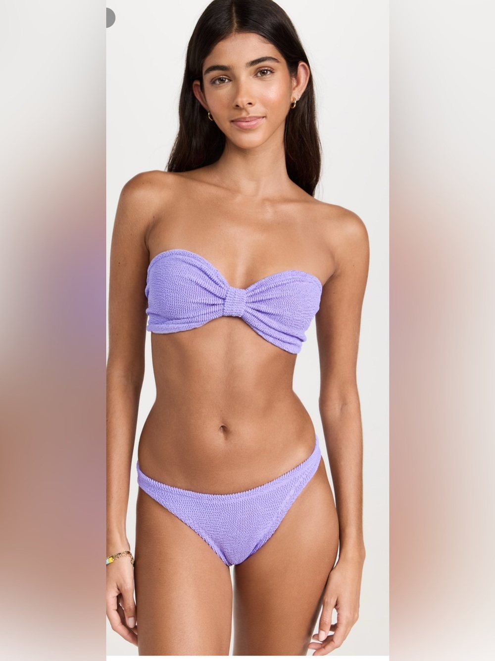 Hunza G
Jean Bikini Set lavender one size